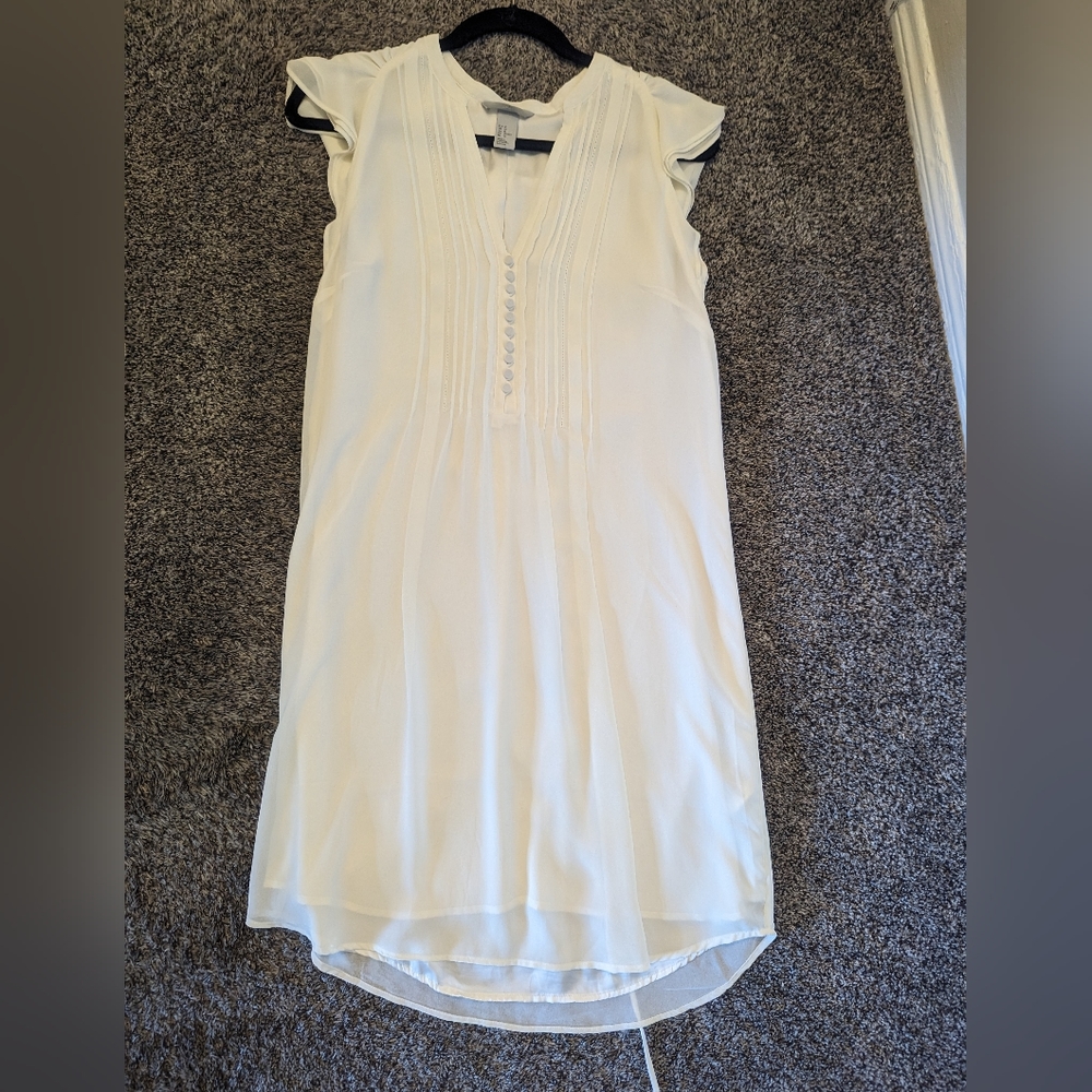 Women's H&M size 10 white dress